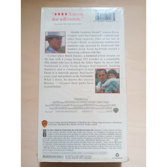 A perfect world VHS - Picture 2 of 2